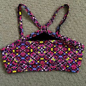 Multicoloured Victoria’s Secret VSX Graphic Sports Bra